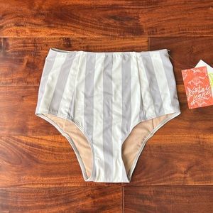 Kortni Jeane High Waist Swim Bottoms